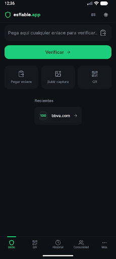 Update esFiable | Escaner de Enlaces Latest Version - esFiable | Escaner de Enlaces Android Screenshot 1